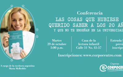 La escritora argentina María McReddie dictará conferencia en el centro de Medellín