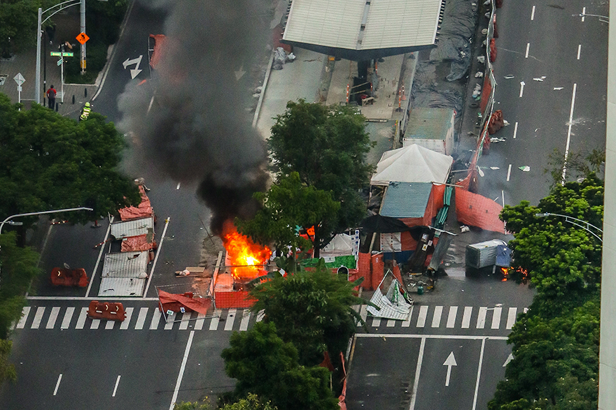 Rechazo a los actos vandálicos en el centro de Medellín